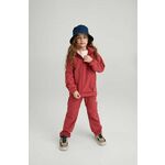 Otroške hlače Reima Virrat rdeča barva - rdeča. Otroške hlače iz kolekcije Reima. Model izdelan iz enobarvne tkanine.