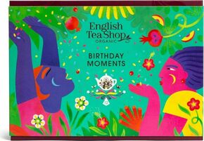English Tea Shop Bio darilni set čajev Happy Birthday - 12 piramidnih vrečk