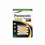 Panasonic polnilna baterija AAA HHR-4MVE, 2 kosa