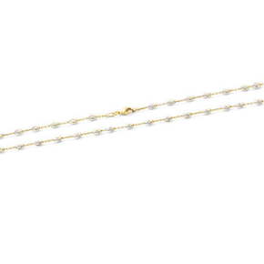 Beneto Modna dvobarvna balonska ogrlica AGS1290 (Dolžina 45 cm) srebro 925/1000