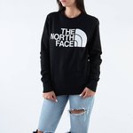 The North Face bluza - črna. Mikica iz kolekcije The North Face. Model izdelan iz enobarvne pletenine.