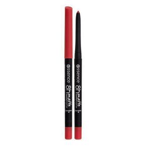 Essence 8H Matte Comfort dolgoobstojen svinčnik za ustnice z mat učinkom 0.3 g Odtenek 09 fiery red