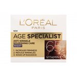 Loreal Paris hranilna nočna krema proti gubam Age Specialist Anti-wrinkle 65+, 50 ml