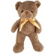 Medvedek/Teddy s pentljo pliš 40cm rjav