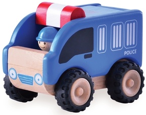 Wonderworld Drevené policajné miniauto