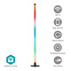Nedis WIFILD20RGBW - Talna svetilka| Wi-Fi | Tube | 180 lm | RGBIC / Topla do hladna bela | 2700 - 6500 K | 10 W | Kovina