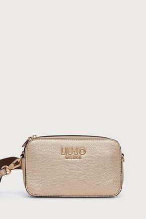 Liu Jo crossbody torbica ženska iz umetnega usnja zlata AF6100.ES039