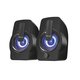 Trust Gemi RGB 2.0 zvočniki, 2.0, 12W, črni, USB