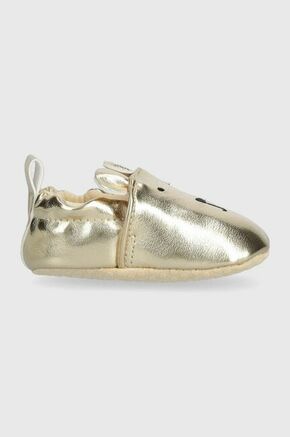 Čevlji za dojenčka GAP zlata barva - zlata. Čevlji za dojenčka iz kolekcije GAP. Model izdelan iz ekološkega usnja.