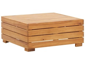VIDAXL Sekcijska mizica iz trdnega akacijevega lesa