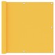 vidaXL Balkonsko platno rumeno 90x500 cm oksford blago