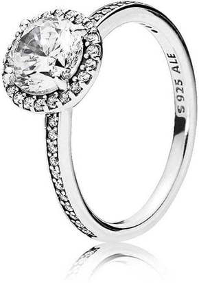 Pandora Svetleč srebrn prstan 196250CZ (Obseg 52 mm) srebro 925/1000