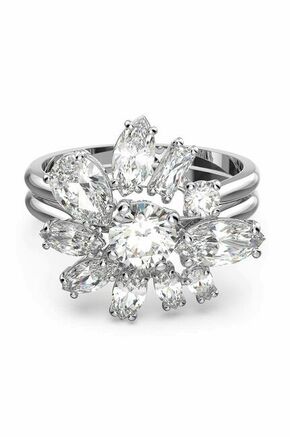 Swarovski Bleščeč prstan s kristali Gema 5644663 (Obseg 55 mm)