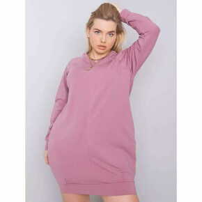 BASIC FEEL GOOD Ženska obleka plus size ARIADNE roza RV-SK-6296.99_363122 2XL