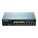 D-Link DGS-1008P switch, 4x/8x, rack mountable