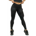 Nebbia High Waist Leggings INTENSE Mesh Black/Gold S Fitnes hlače