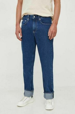 Kavbojke Calvin Klein Jeans moški - modra. Kavbojke iz kolekcije Calvin Klein Jeans straight kroja