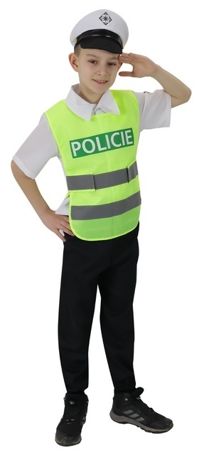 WEBHIDDENBRAND Otroški kostum prometnega policista (M) e-paket