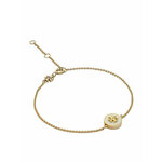Tory Burch Zapestnica Kira Enamel Chain Bracelet 90284 Zlata
