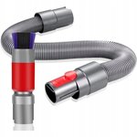OEM Nadomestni Del za Sesalnik Dyson v7–v15, GEN5 g5 – Elastična Krtača 157 cm | Ø 32,45 mm, Črno-Rdeča