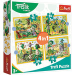 Trefl Puzzles Trefl zabavna sestavljanka 4v1, 12-15-20-24 kosov