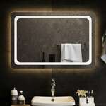 Vidaxl LED kopalniško ogledalo 90x60 cm
