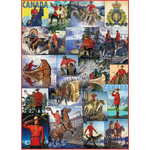 WEBHIDDENBRAND EUROGRAPHICS Sestavljanka Kraljeva kanadska gorska policija - kolaž 1000 kosov
