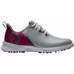 Footjoy FJ Fuel Womens Golf Shoes Grey/Berry/Dark Grey 41