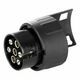 THULE adapter, električni pretvornik za kljuke, črn, 9906, TH990600