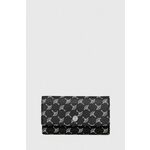 Denarnica Joop! ženski, bela barva - črna. Velika denarnica iz kolekcije Joop!. Model izdelan iz ekološkega usnja.