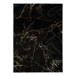 Črna preproga Universal Gold Marble, 140 x 200 cm