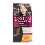 L'Oréal Paris Casting Creme Gloss barva za lase barvani lasje vse vrste las 48 ml Odtenek 400 dark brown za ženske POKR