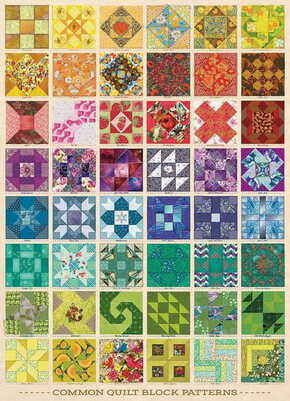 Cobble Hill Puzzle Patchwork 1000 kosov