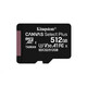 Kingston 512 GB microSDXC Canvas Select Plus A1 CL10 100 MB/s brez adapterja
