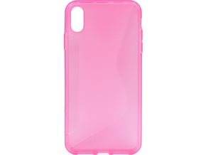 Chameleon Apple iPhone XS Max - Gumiran ovitek (TPU) - roza-prosojen CS-Type