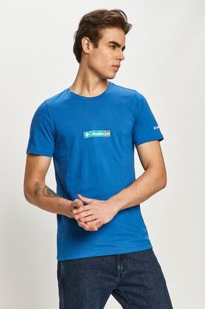 Columbia T-shirt - modra. T-shirt iz zbirke Columbia. Model narejen iz tiskane tkanine.