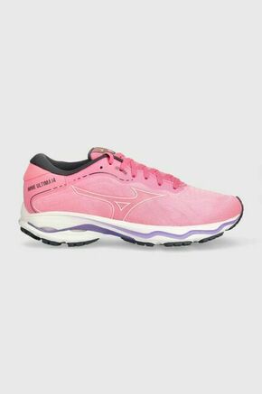 Tekaški čevlji Mizuno Wave Ultima 14 roza barva - roza. Tekaški čevlji iz kolekcije Mizuno. Model dobro stabilizira stopalo in ga dobro oblazini.