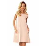 Numoco Ženska obleka 314-1, prašno-roza, XL