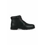 Usnjeni čevlji Geox U ANDALO A moški, črna barva, U36DDA 000FF C9999 - črna. Čevlji iz kolekcije Geox. Model izdelan iz naravnega usnja.