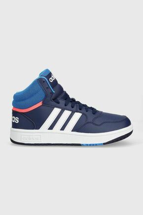 Adidas Čevlji košarkaška obutev mornarsko modra 38 EU Hoops Mid 30