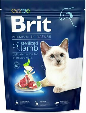 Brit Premium by Nature Cat Steril. Jagnječje meso 300 g