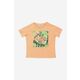 Otroška bombažna kratka majica Kenzo Kids Short Sleeves Tee-Shirt oranžna barva - oranžna. Otroška kratka majica iz kolekcije Kenzo Kids. Model izdelan iz tanke, elastične pletenine. Visokokakovosten material, izdelan v skladu z načeli...
