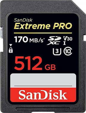 SanDisk Extreme Pro spominska kartica