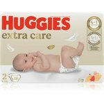 HUGGIES® Extra Care 2 plenice za enkratno uporabo (3-6 kg) 58 kos