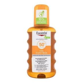 Eucerin Sun Oil Control Dry Touch Transparent Spray SPF50+ vodoodporen transparentni sprej za zaščito pred soncem 200 ml