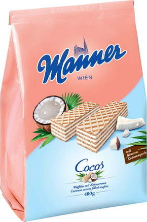 Manner Kokosove napolitanke - 400 g - vrečka