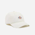 Bombažna bejzbolska kapa Dickies bela barva - bela. Kapa s šiltom vrste baseball iz kolekcije Dickies. Model izdelan iz materiala z nalepko.