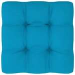 shumee Blazina za kavč iz palet modra 60x60x12 cm