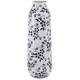 Beliani Vaza za rože 35 cm belo-modra MULAI