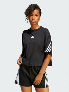 Adidas Majica Future Icons 3-Stripes T-Shirt HT4695 Črna Loose Fit